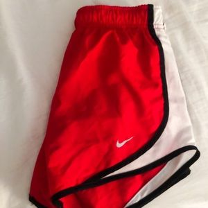 red dry tempo nike shorts